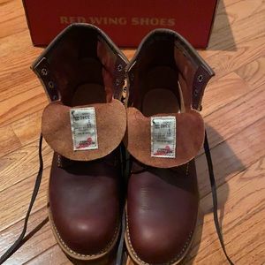 Red Wing Blacksmith Sz. 8.5 6-INCH BOOT IN BRIAR OIL-SLICK LEATHER 3340